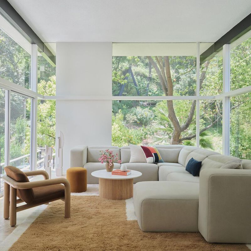 West Elm Stacked Shags Rug 152x244cm image number 2